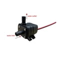 thumbnail image 3 of 5W 240L/H Silent Fish Tank Pump DC 12V Brushless Motor Pool Circulating Submersible Pump ,Easy to Install, 3 of 7