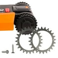 thumbnail image 3 of Lefu Robotic mower traction improved wheel assist wheels for Worx Plus L, 3 of 9