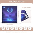 thumbnail image 2 of Decorative Chair Back Cover One Size x2 Chair Cover Dining Chair Slipcovers Chair Back Decoration Festival Chair Decoration Purple Elk, 2 of 6