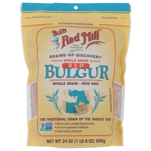 Bobs Red Mill Boulgour de Blé Rouge Dur, Boîte de 4 X 24 Oz