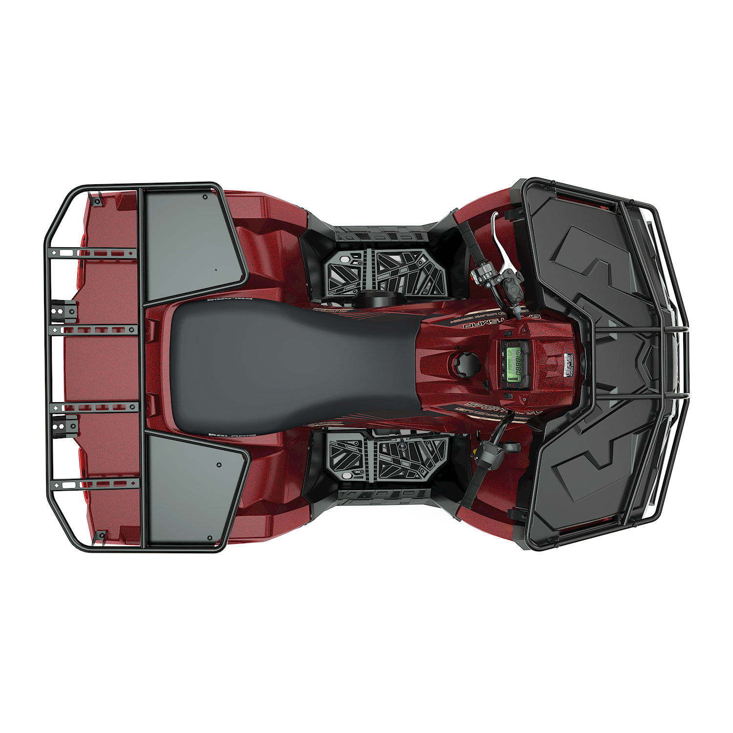 Polaris New OEM Sportsman 570 450 Tough Rack Rear Steel, 2882322