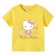 thumbnail image 4 of Hello Kitty-Camiseta informal de dibujos animados para niñas, camisa de manga corta cómoda y transpirable, ropa para niños, novedad de verano, 4 of 5