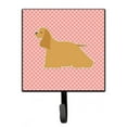 thumbnail image 1 of Carolines Treasures BB3586SH4 Cocker Spaniel Checkerboard Pink Leash or Key Holder, 1 of 1