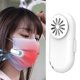 thumbnail image 4 of Mini ventidor de facial recargable USB en cubierta de , viaje deportivo, símbolo facial, aire acondicionado frío, enfriador bnco BLESIY Ventilador de cubierta facial, 4 of 8