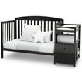 Delta Children Royal 4in1 Convertible Baby Crib and Changer, Dark
