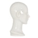 thumbnail image 3 of Modelos de cabeza de maniquí femenino Cabeza de maniquí Gafas Sombrero Blanco, 3 of 8
