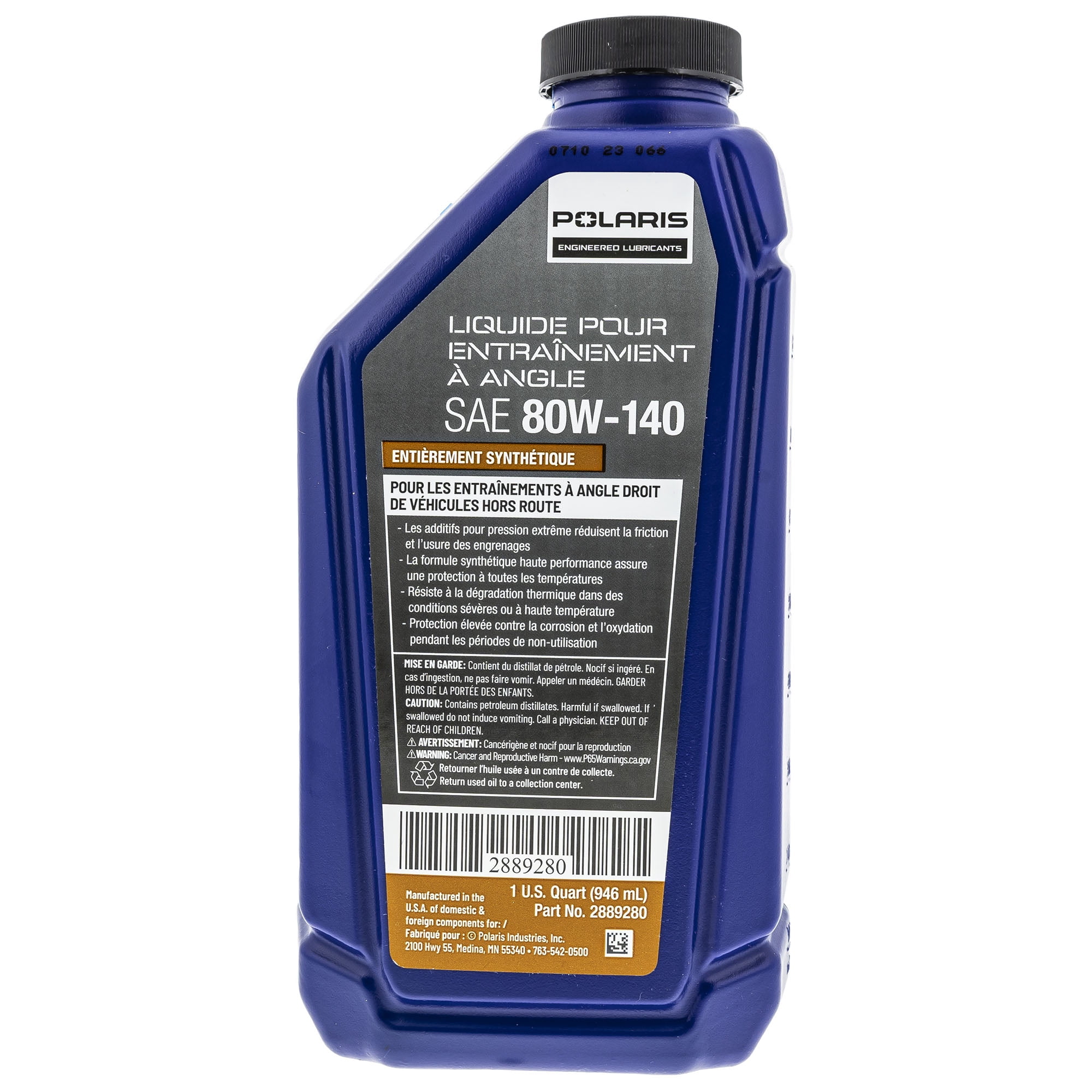 Polaris Angle Drive Differential Fluid, 2889280, 1 Quart