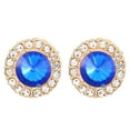 thumbnail image 4 of Fiudx Conjunto de Joyas de Cristal, Elegante Collar con Colgante Redondo, Impresionante Par de Pendientes, Hermosa Pulsera, Perfecto para Fiestas o Regalos, Ideal para Mujeres y Niñas, Especial de Sa, 4 of 6