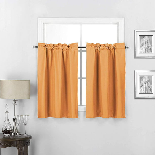 Insulated Blackout Curtains 36 Inch, 36 Length Blackout Curtains