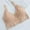 Beige, variant on Munlar Women's Sports Bras Low Support Padded No Wire One Size Bras Seamless Beige Sports Bra for Women