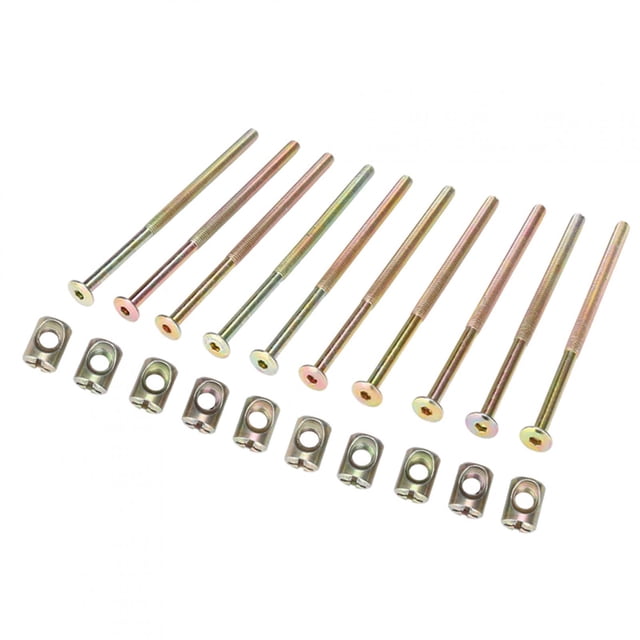 Sujetador para muebles NikouMX 10PCS M6 Perno conector Acero al carbono