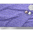thumbnail image 3 of Soimoi Purple Heavy Canvas Fabric Notes Musical Instrument Decor Fabric Printed Yard 58 Inch Wide, 3 of 3