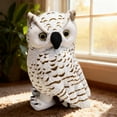 thumbnail image 4 of Plush Owl Stuffed Animals - 8in, Big Eyed Realistic Soft Toy with Embroidered Features, Portable Travel Buddy for Kids, Baby Shower Birthday Gift for Toddlers, 4 of 6
