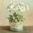 thumbnail image 2 of Nai, Danhui 26x26 Black Ornate Wood Framed with Double Matting Museum Art Print Titled - Tres Chic Poppies, 2 of 4