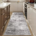 thumbnail image 3 of BERTHMEER 2'x8' Runner Rugs for Hallway Kitchen Entryway Machine Washable Non-slip, Black Gray, 3 of 5