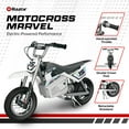 thumbnail image 2 of Razor MX400 Dirt Rocket Vélo Électrique, 8 Ans et Plus, 14 Mi/h, Autonomie de 30 Min, Max 140 Lb, Blanc, 2 of 11
