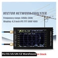 thumbnail image 3 of VNA-F V2 Vector Network Analyzer 4.3 Inch IPS LCD Display Spectrum Analyzer S-A-A-2 Antenna Analyzer Short Wave HF VHF UHF ,Multiple Functions, 3 of 7