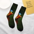 thumbnail image 4 of Goofa Hybrid Parrot in the Forest Pattern Children's Crew Socks, Kids' Daily Wear and Sports Socks, Breathable Socks, Sports Socks, Moisture-Wicking Socks for Children, 4 of 6