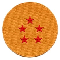 Dragon Ball Z Orange 5 Stars Anime Patch GE-44125