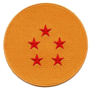 Dragon Ball Z Orange 5 Stars Anime Patch GE-44125