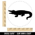 thumbnail image 2 of Alligator Crocodile Solid Self-Inking Rubber Stamp Ink Stamper - Blue Ink - Large 1-1/2 Inch, 2 of 7