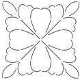 thumbnail image 1 of Quilting Creations Double Wedding Ring Design Quilt Stencil 8-1/2 X 8-1/2"", 1 of 3
