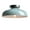 Aqua Blue, variant on Claxy 12" Green Flush Mount Ceiling Light with Dome Metal Shade