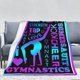 thumbnail image 2 of LHSHID Gymnastics Blanket Loves Gymnastics Kids Fleece Throw Blanket Gymnastics Birthday Party Gift for Teens Kids Daughter Granddaughter Ultra Soft Sofa Bed Blanket Travel Blanket Luxurious Blanket, 2 of 7