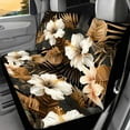 thumbnail image 3 of Tutolipy Flower Palm Tree Printed 4 Pcs Car Seat Covers for Women Men, Soft Comfy Front and Rear Bench Back Seat Cover Full Set for Auto Van Truck Sedan, Easy to Install Car Interior Accessories, 3 of 3