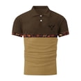 thumbnail image 4 of LIIPEE Western Cowboy Graphic Polo Shirt For Men Short Sleeve Tennis Collar Shirts Male Comfortable Breathable Summer Polos,M, 4 of 5