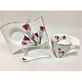 thumbnail image 2 of Hampstead Collection Tulip Gift Mug with Saucer & Spoon Set (200ml), 2 of 5