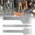 thumbnail image 3 of Leather Punch Chisel,3pcs European Style 2+5+9 Leather Punch Leather Craft Tool Leading Edge Technology, 3 of 5