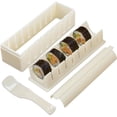 thumbnail image 1 of Kit de fabricación de sushi, prensa antiadherente para moldes de sushi, fácil de usar, herramienta de rodillo de arroz (forma redonda), 1 of 3