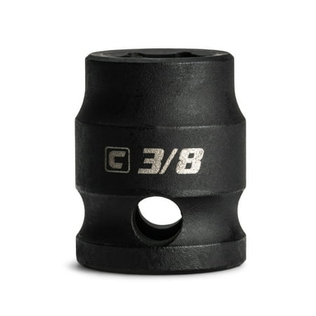 UPC: 0886352534529 | Capri Tools 3/8 in. Stubby Impact Socket  3/8 in. Drive  6 Point  SAE