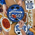 thumbnail image 5 of Graduation Plates and Napkins 2025 Graduation Party Supplies, Congrats Grad Disposable Dinner Plates, Dessert Paper Plates, and Napkins for Blue Graduation Party Decoration, Serves 50, 5 of 10