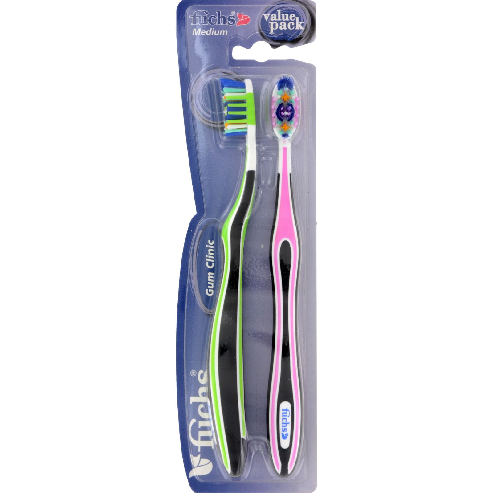 Fuchs Gum Clinic Toothbrush Medium Case of 10 2 Pack