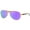 (39) Satin Gold/Prizm Violet Polarized, variant on Feedback Polarized Sunglasses