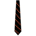 thumbnail image 3 of Pumpkin Mini Stripes Necktie Mens Tie by Tieguys, 3 of 3
