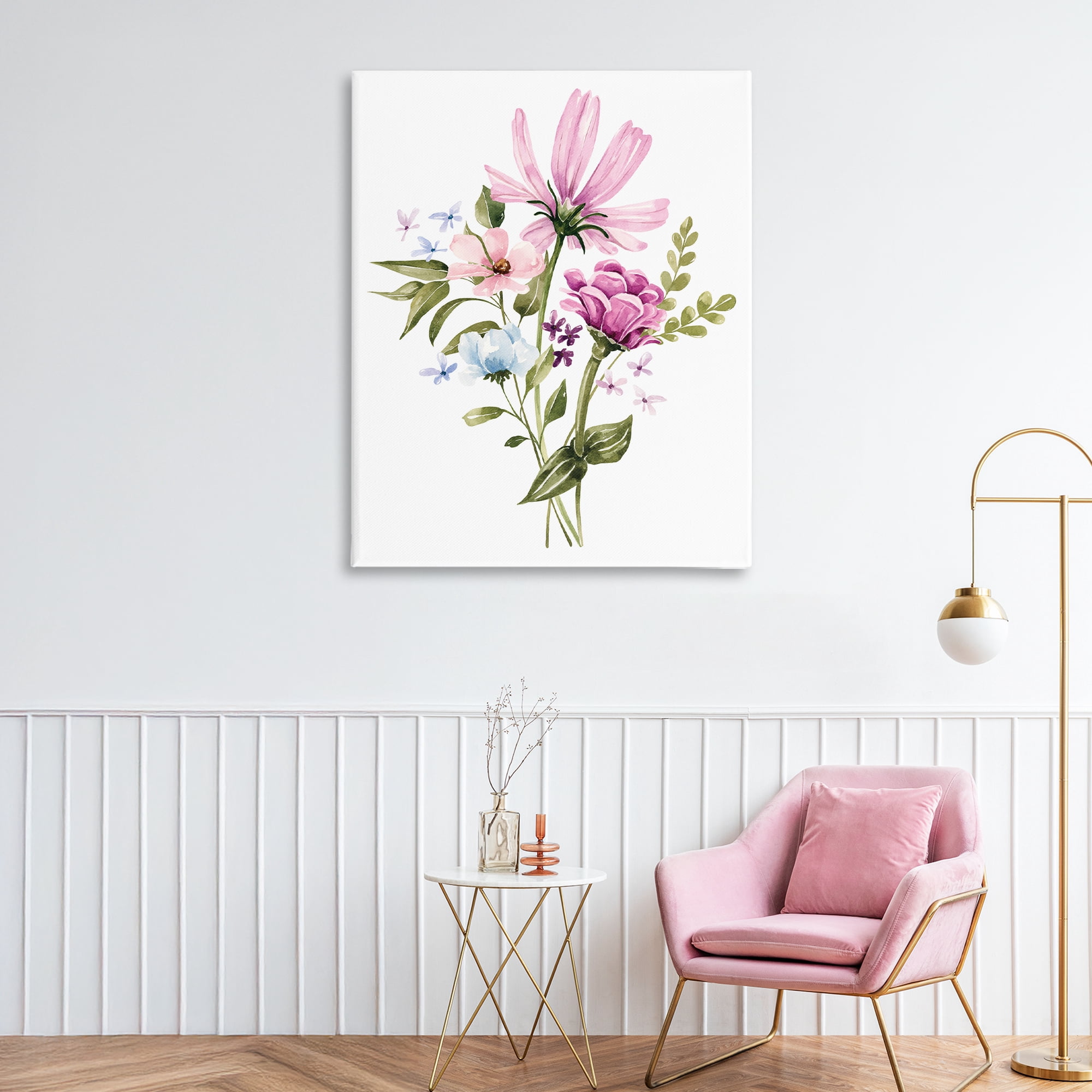 Stupell Industries Wildflower Fields Floral Bundle Canvas Wall Art, design by Bethany Sandoval