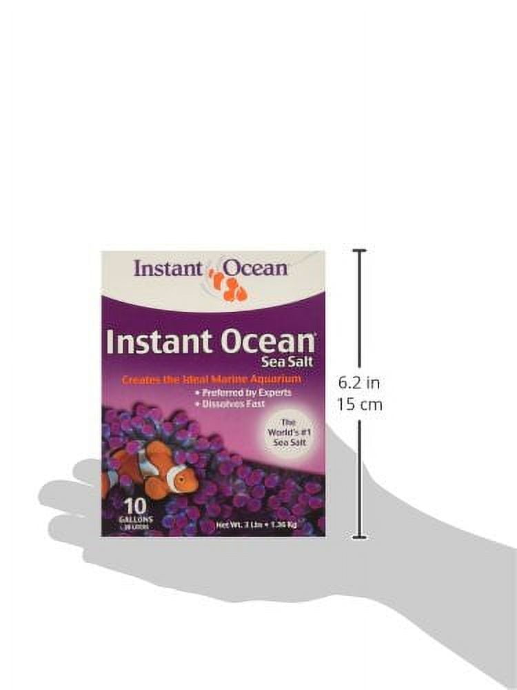 Instant Ocean Sea Salt 10 Gallons, for Marine Aquariums, Fast Dissolving