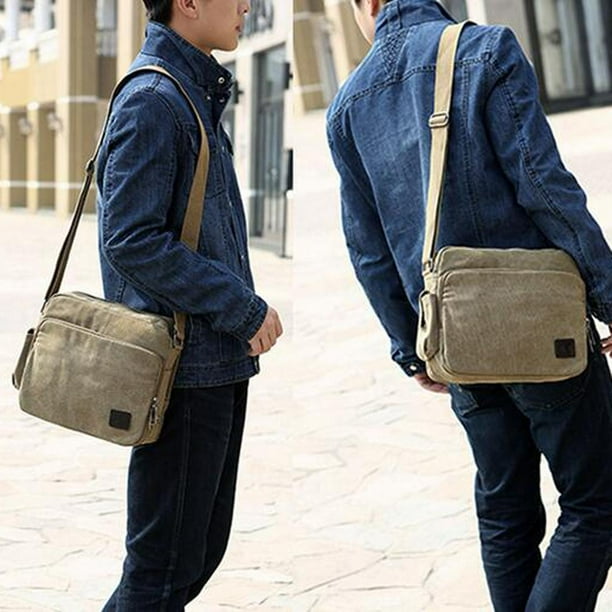 Portafolios Para Hombre, VASCHY Bolsa Para Laptop Para Hombre Bolsa De