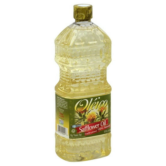 Pack of 6, Oleico Safflower Oil, 32 oz