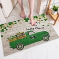 thumbnail image 1 of Yhmxh St Patricks Day Decorations Saint Patrick's Day Carpet Three Sizes Faux Wool Entry Door Mat Bathroom Non Slip Mat Cartoons Pattern Saint Patrick's Day Decoration Polyester Carpet, 1 of 6