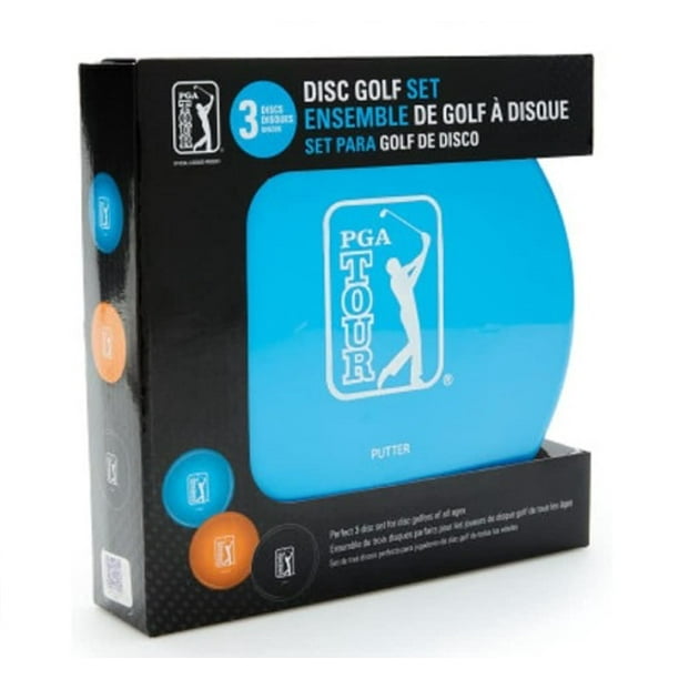PGA TOUR 3Disc Golf Starter Set Driver, MidRange & Putter