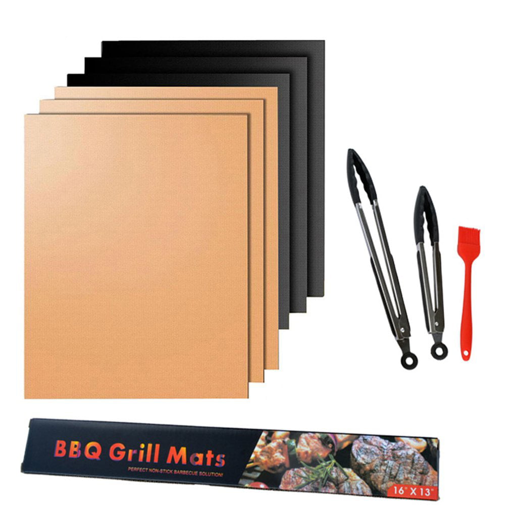 High Temperature Resistance BBQ Grill Mat Not Sticky Glass Fiber 0003 