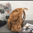 thumbnail image 4 of Mochila para portátil GAXOS Vintage Canvas Brown para mujer, 4 of 6