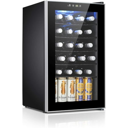 24 Bottle Wine Cooler/Cabinet Beverage Refrigerator Small Mini Wine Cellar...
