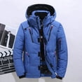 thumbnail image 2 of Mens Hooded Down Parka for Extreme Cold -20 Degrees, Oversized, White, 2 of 9