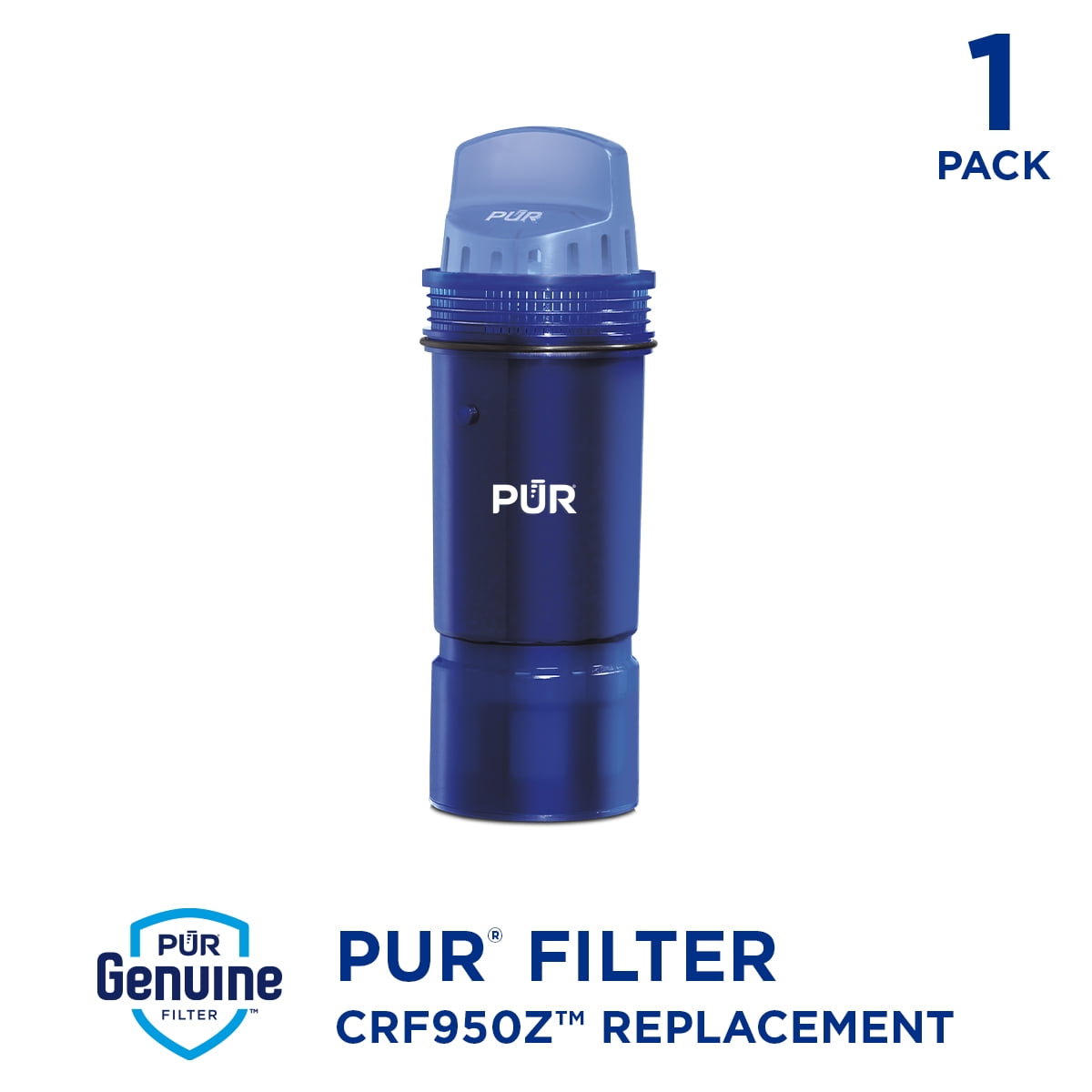 PUR Water Pitcher and Dispenser Replacement Filter 1-Pack, CRF950Z1