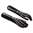 thumbnail image 1 of 1 Par Horror Halloween Skeleton Long Guantes Cráneo Accesorio De Disfraces Para Adultos Guantes De Disfraces, 1 of 9
